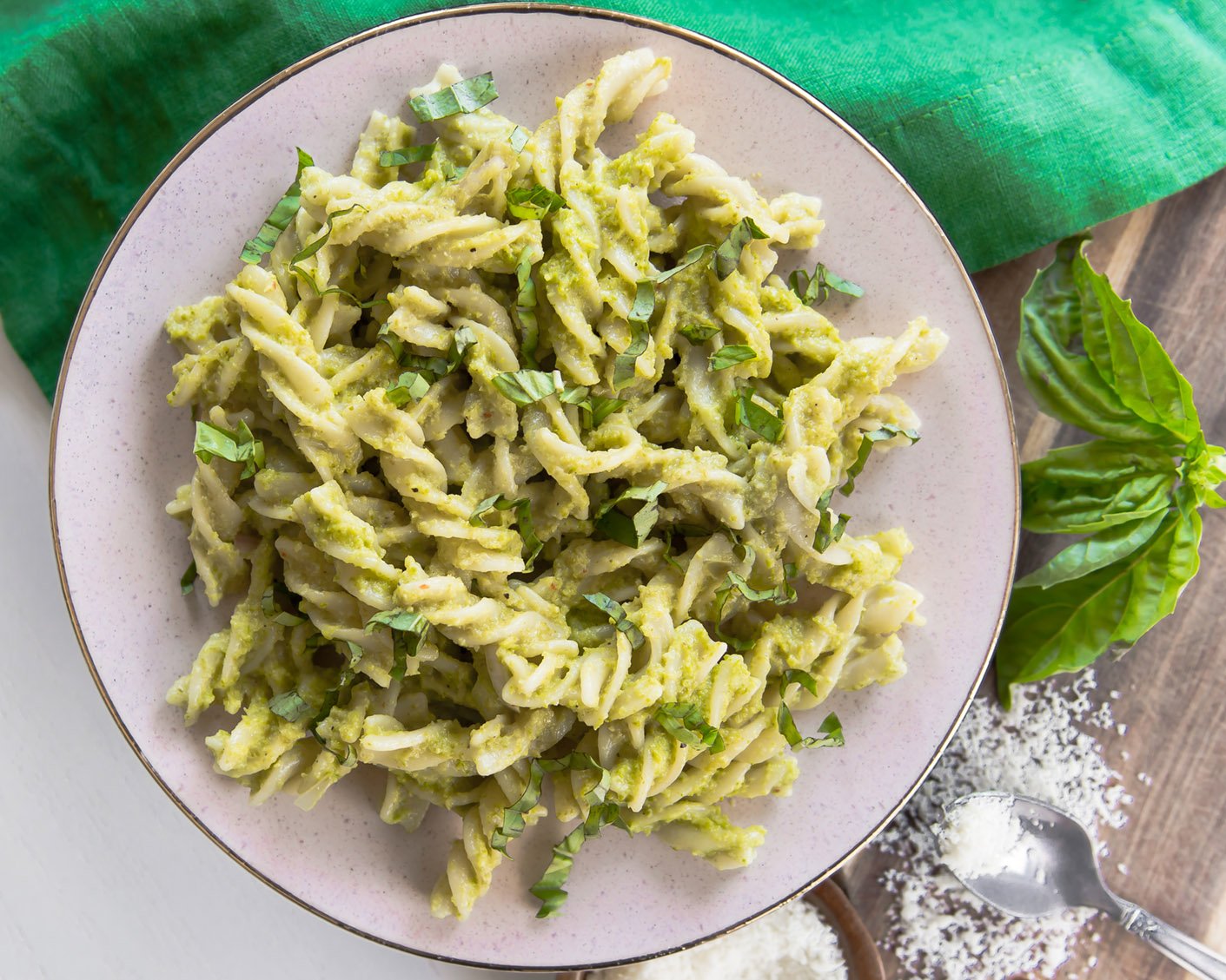 APLK Asparagus Pesto Pasta Salad